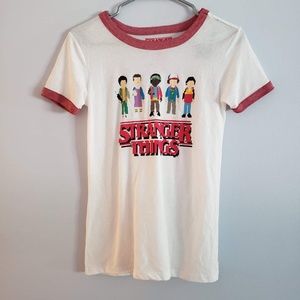 Girl's Stranger Things Pixels Short Sleeve T-Shirt